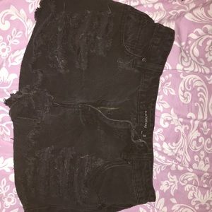 Black ripped jeans, never worn